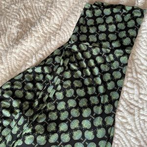 EUC LuLaRoe Maxi Skirt, Green and Black / Size: XL